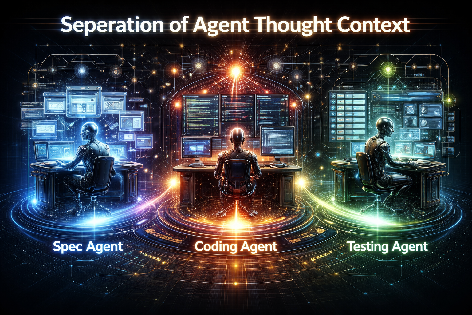 Separation of Agent Thought Context